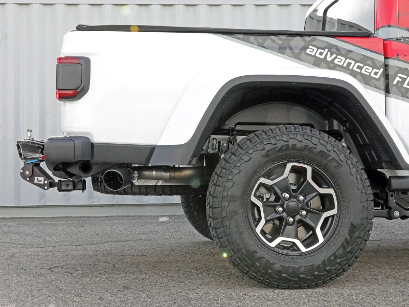 aFe 2021+ Jeep Gladiator V6-3.0L (td) Vulcan Series 3in 304 SS DPF-Back Exhaust System - Black Tip - Additional View 5