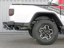 Load image into Gallery viewer, aFe 2021+ Jeep Gladiator V6-3.0L (td) Vulcan Series 3in 304 SS DPF-Back Exhaust System - Polishd Tip - Installation View