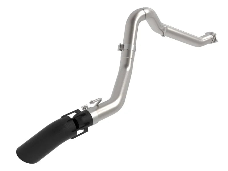 aFe 2021+ Jeep Gladiator V6-3.0L (td) Vulcan Series 3in 304SS HT DPF-Back Exhaust System - Black Tip - Main Product View
