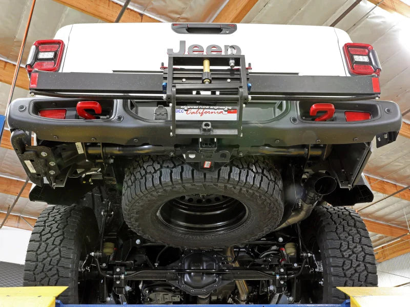 aFe 2021+ Jeep Gladiator V6-3.0L (td) Vulcan Series 3in 304SS HT DPF-Back Exhaust System - Black Tip - Additional View 5