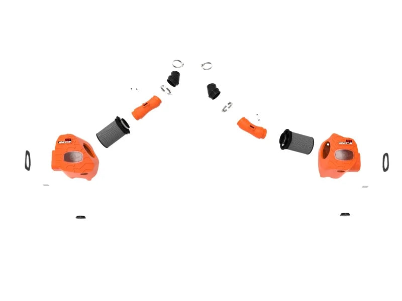 aFe 2022 Toyota Tundra V6-3.5L (tt) Momentum GT Cold Air Intake System w/ Pro 5R Filter - Orange - Installation View