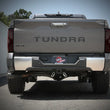 Load image into Gallery viewer, aFe 2022 Toyota Tundra V6-3.5L (tt) Vulcan Series 2.5in to 3in 304 SS Cat-Back Exhaust w/ Black Tip - Installation View