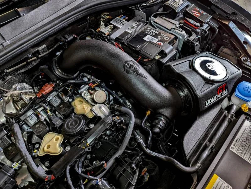aFe 2022 VW GTI (MKVIII) L4-2.0L (t) Momentum GT Cold Air Intake System w/ Pro 5R Filter - Side View