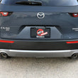 Load image into Gallery viewer, aFe 2023+ Mazda CX-50 Takeda 2.5in 304 SS Axle-Back Exhaust System w/ Carbon Fiber Tips - Side View