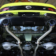 Load image into Gallery viewer, aFe 2023 Nissan Z V6-3.0L (tt) Takeda Stainless Steel Axle-Back Exhaust System w/ Blue Flame Tip - Side View