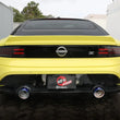 Load image into Gallery viewer, aFe 2023 Nissan Z V6-3.0L (tt) Takeda Stainless Steel Axle-Back Exhaust System w/ Blue Flame Tip - Back View