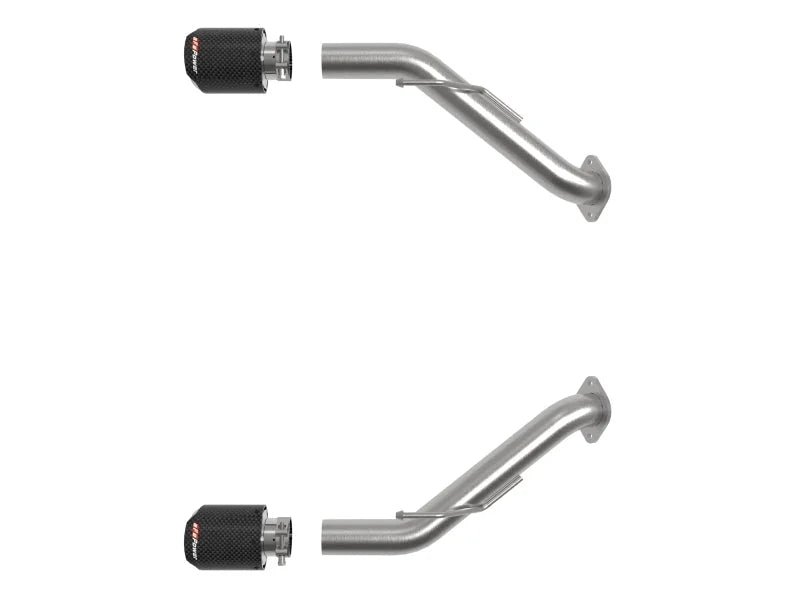 aFe 2023 Nissan Z V6-3.0L (tt)Takeda Stainless Steel Axle-Back Exhaust System w/ Carbon Fiber Tip - Additional View 6