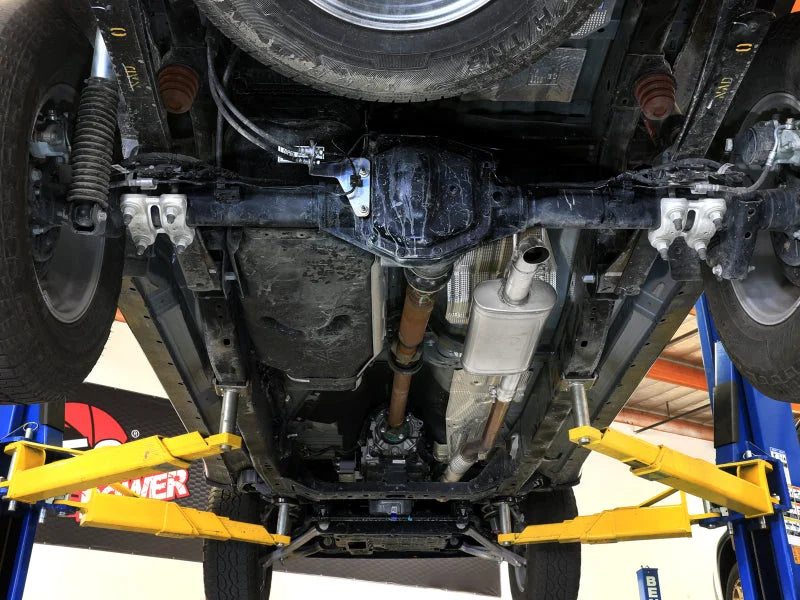 aFe 2024+ Ford Ranger L4-2.3L (t) Rock Basher 2.5in 409SS Cat-Back Exhaust - Side View