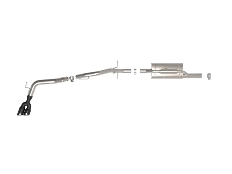 aFe 2024+ Ford Ranger L4-2.3L (t) Vulcan Series 2.5in to 3in Cat-Back Exhaust w/ Black Tip - Additional View 6