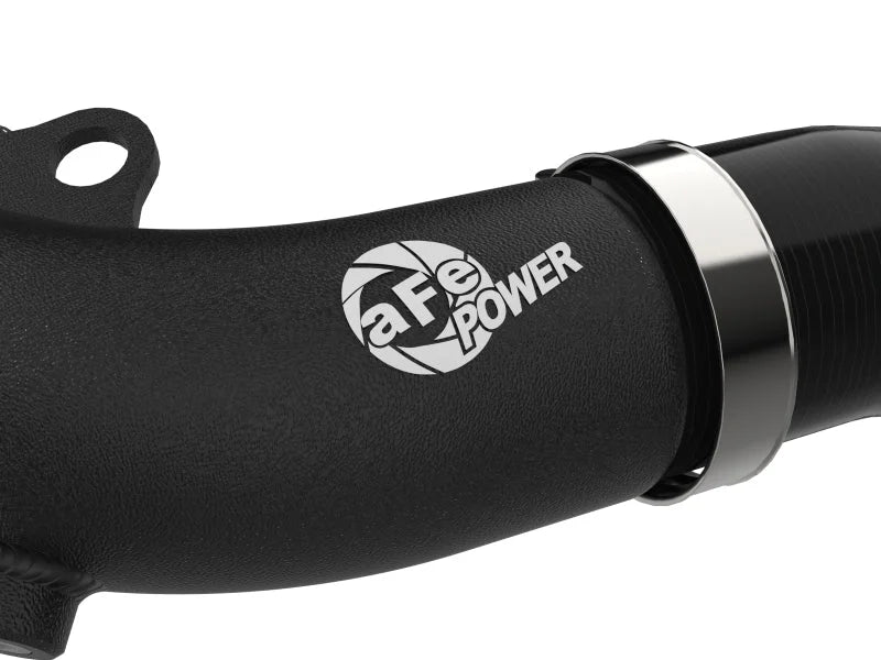 aFe 2024+ Jeep Wrangler JL L4-2.0L (t) BladeRunner 2-1/2in Aluminum Hot Charge Pipe - Black - Installation View