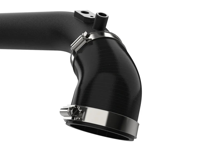 aFe 2024+ Jeep Wrangler JL L4-2.0L (t) BladeRunner 2-1/2in Aluminum Hot Charge Pipe - Black - Additional View 6