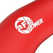 Load image into Gallery viewer, aFe 2024+ Toyota Tacoma BladeRunner  2.5in &amp; 3in Aluminum Hot &amp; Cold Charge Pipe Kit - Red - Installation View