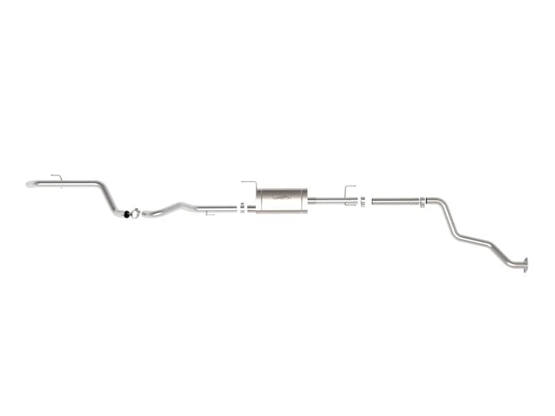 aFe 2024 Toyota Tacoma L4 2.4L MACH Force-Xp Hi-Tuck 2.5in 304 SS Steel Cat-Back Exhaust - Installation View