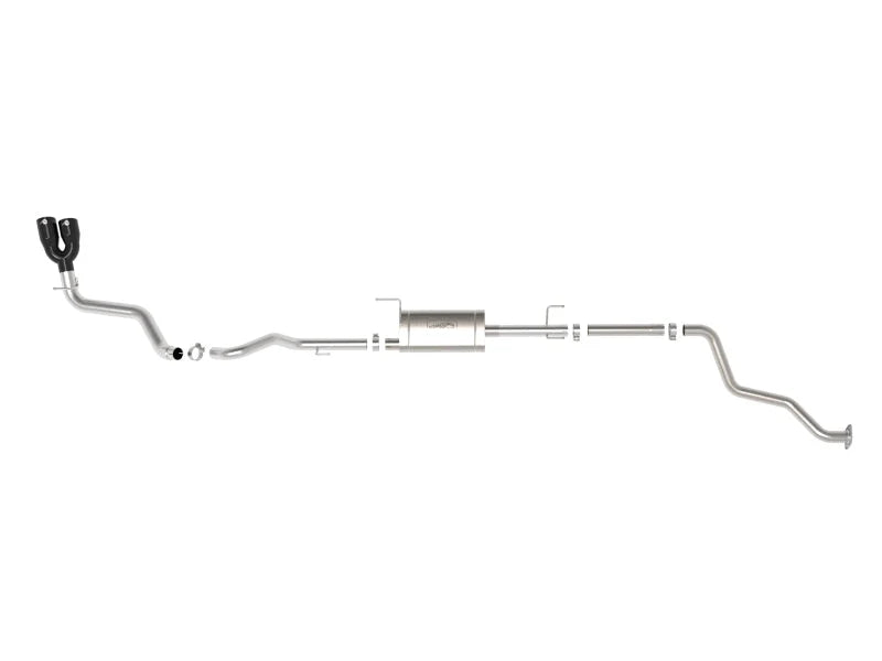 aFe 2024 Toyota Tacoma L4 2.4L Vulcan Series 2.5-3in 304 SS Steel Cat-Back Exhaust w/Black Tips - Additional View 6