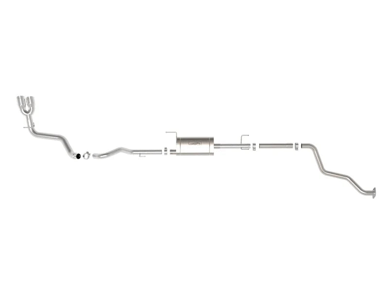 aFe 2024 Toyota Tacoma L4 2.4L Vulcan Series 2.5-3in 304 SS Steel Cat-Back Exhaust w/Polished Tips - Additional View 6