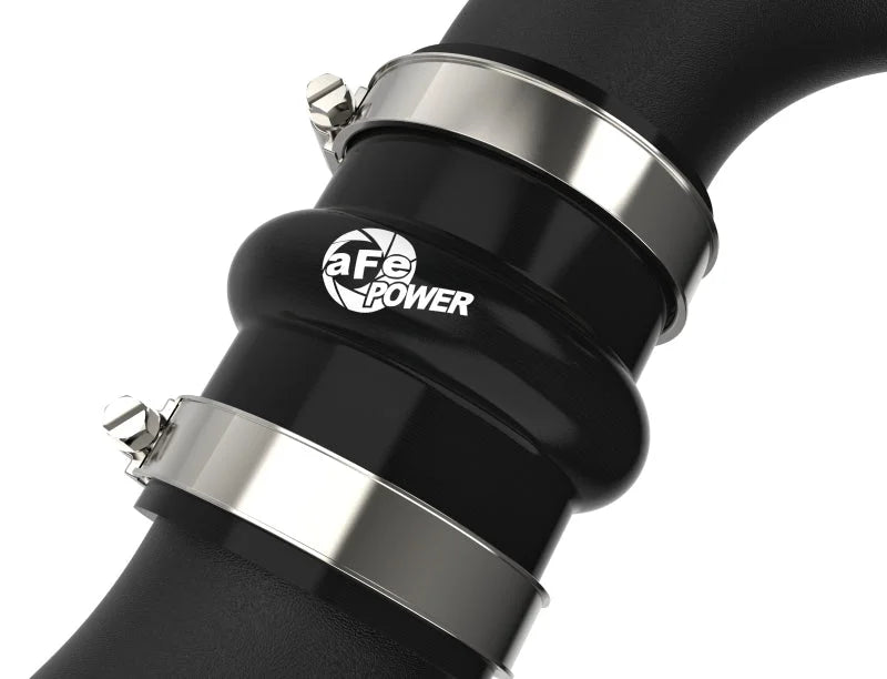 aFe 2024 Toyota Tacoma L4 2.4L (t) BladeRunner 2.5in Aluminum Hot Charge Pipe - Back View