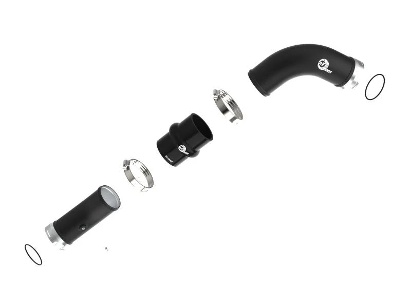 aFe 2024 Toyota Tacoma L4 2.4L (t) BladeRunner 2.5in Aluminum Hot Charge Pipe - Additional View 8