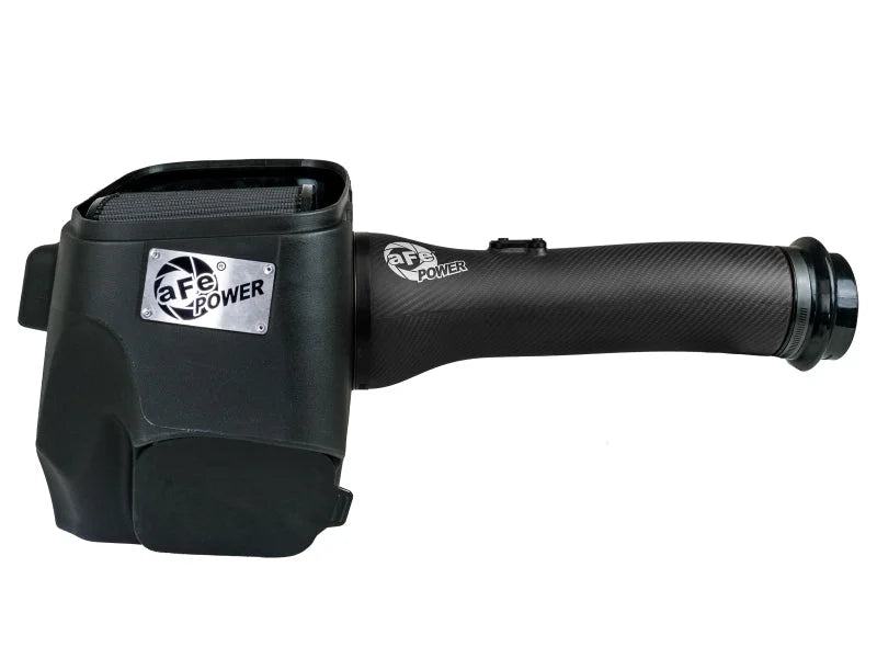 aFe 2025+ Dodge Ram 1500 RHO Track Series Carbon Fiber Cold Air Intake System w/ Blk Pro 5R Filter - Back View