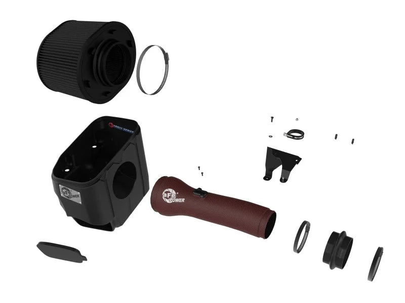 aFe 2025+ Dodge Ram 1500 RHO Track Series Red Kevlar Cold Air Intake System w/ Blk Pro 5R Filter - Additional View 7
