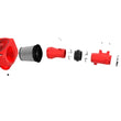 Load image into Gallery viewer, aFe 2025 RAM 1500 L6-3.0L (tt) Momentum GT Red Edition Cold Air Intake w/ Pro Dry S Filter (MOQ 12) - Side View