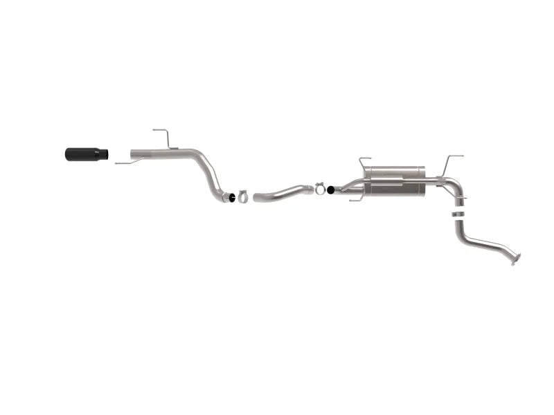 aFe 2025 Toyota 4-Runner 2.5in to 3in SS-304 Cat-Back Exhaust w/ Black Tip - Additional View 5