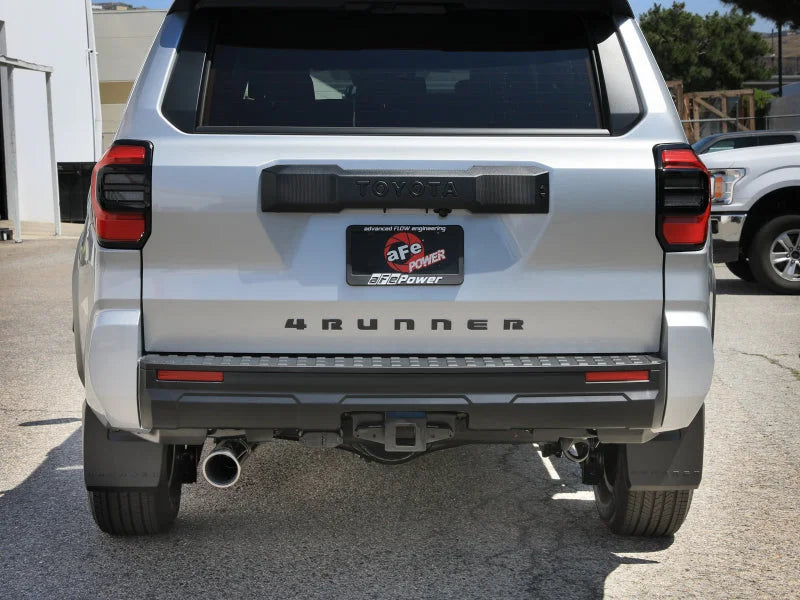 aFe 2025 Toyota 4-Runner 2.5in to 3in SS-304 Cat-Back Exhaust w/ Polished Tip - Installation View
