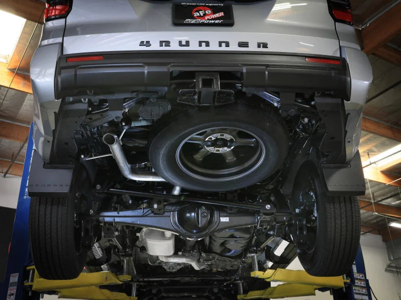aFe 2025 Toyota 4Runner GT Series Hi-Tuck 2-1/2in 409 SS Cat-Back Exhaust - Side View