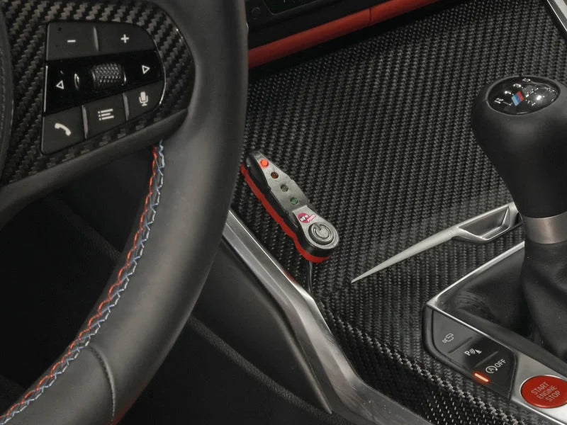 aFe 21-22 BMW M3 G80 & M4 G82/G83 L6-3.0L (tt) S58 Scorcher GT Power Module - Side View