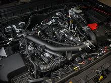 Load image into Gallery viewer, aFe 21-22 Ford Bronco V6-2.7Ltt BladeRunner 2.75in Alum Cold Charge Pipe - Black - Side View