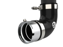 Load image into Gallery viewer, aFe 21-22 Ford Bronco V6-2.7Ltt BladeRunner 2.75in Alum Cold Charge Pipe - Black - Back View