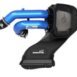 Load image into Gallery viewer, aFe 21-22 Ford F-150 Raptor V6-3.5L(tt) Momentum XP Cold Air Intake System Blue w/ Pro Dry S Filter - Installation View