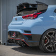 Load image into Gallery viewer, aFe 21-22 Hyundai Veloster N L4-2.0L Takeda 3in 304 SS Axle-Back Exhaust System w/ Black Tip - Back View