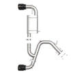 Load image into Gallery viewer, aFe 21-22 Hyundai Veloster N L4-2.0L Takeda 3in 304 SS Axle-Back Exhaust System w/ Black Tip - Additional View 5
