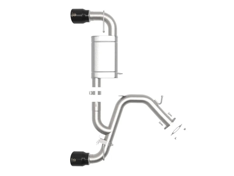 aFe 21-22 Hyundai Veloster N L4-2.0L Takeda 3in 304 SS Axle-Back Exhaust System w/ Black Tip - Additional View 5