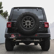 Load image into Gallery viewer, aFe 21-22 Jeep Wrangler JL Vulcan Series Stainless Steel Cat-Back Exhaust System - Back View