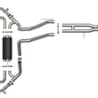 Load image into Gallery viewer, aFe 21-22 Jeep Wrangler JL Vulcan Series Stainless Steel Cat-Back Exhaust System - Additional View 6