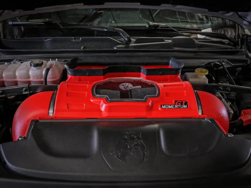 aFe 21-23 Dodge RAM 1500 TRX V8-6.2L Momentum GT Intake- Red - Side View