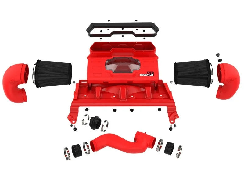 aFe 21-23 Dodge RAM 1500 TRX V8-6.2L Momentum GT Intake- Red - Additional View 6