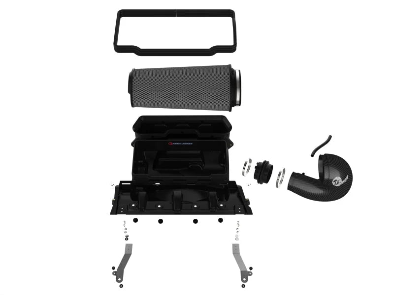 aFe 21-23 RAM 1500 TRX Track Series Carbon Fiber Cold Air Intake System w/ Pro 5R Filter - Additional View 7