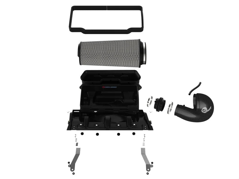 aFe 21-23 RAM 1500 TRX Track Series Carbon Fiber Cold Air Intake System w/ Pro DRY S - Additional View 5