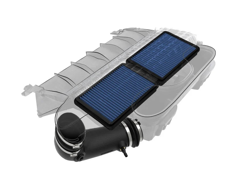 aFe 21-23 Ram 1500 TRX HEMI V8 6.2L (sc) Super Stock Induction System w/ Pro 5R Filters - Additional View 5