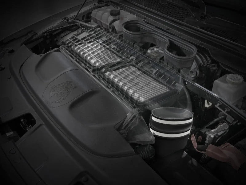 aFe 21-23 Ram 1500 TRX HEMI V8 6.2L (sc) Super Stock Induction System w/ Pro DRY S Filters - Side View