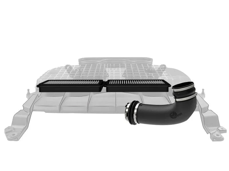 aFe 21-23 Ram 1500 TRX HEMI V8 6.2L (sc) Super Stock Induction System w/ Pro DRY S Filters - Additional View 6