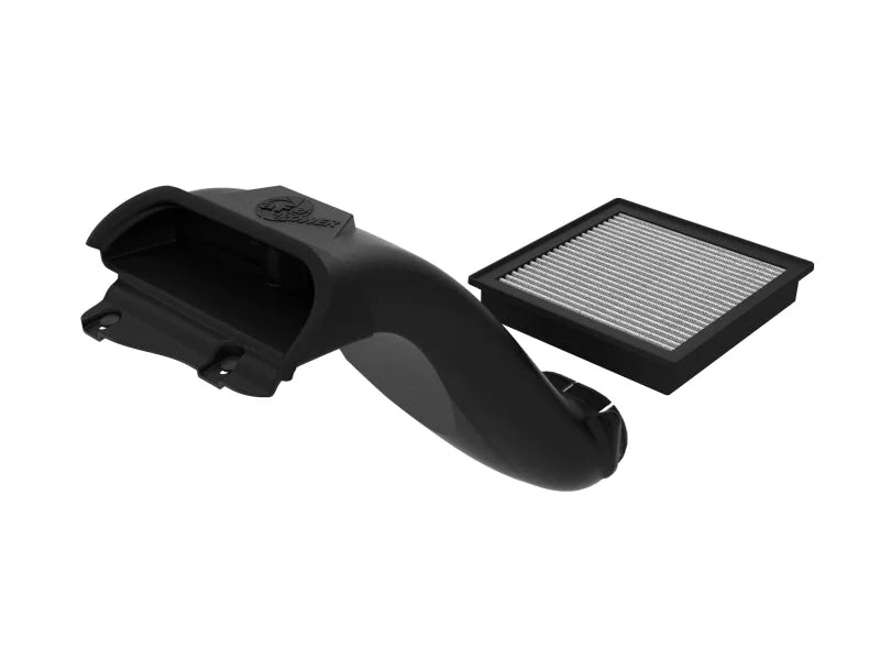 aFe 21-24 Ford F-150 V6/V8 Dynamic Air Scoop w/ Pro DRY S Filter (D.A.S. PLUS) - Installation View