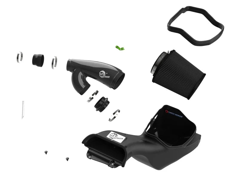 aFe 21-24 Ford F150 Raptor Track Series Carbon Fiber Cold Air Intake System w/ Black Pro 5R Filter - Additional View 7