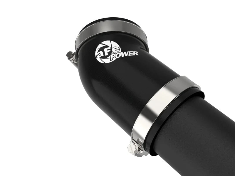 aFe 22-23 Ford Explorer BladeRunner Aluminum Hot and Cold Charge Pipe Kit - Blk - Installation View