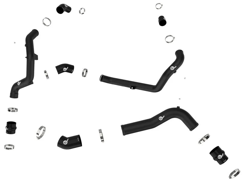 aFe 22-23 Ford Explorer BladeRunner Aluminum Hot and Cold Charge Pipe Kit - Blk - Additional View 6