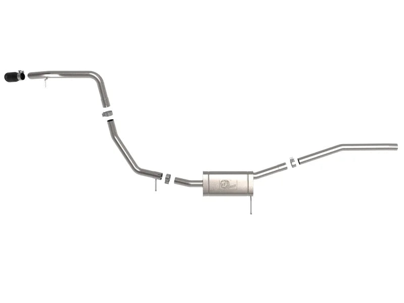 aFe 22-23 Ford Maverick EcoBoost L4 2.0L(t) Vulcan Series 2-1/2in 304 SS Cat-Back w/ Black Tip - Additional View 5
