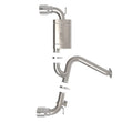 Load image into Gallery viewer, aFe 22-23 Hyundai Kona N L4 2.0L (t) Takeda 3in 304 SS Axle-Back Exhaust System w/ Polished Tips - Installation View