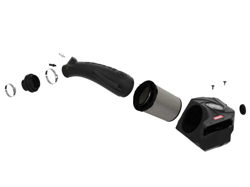 aFe 22-23 Hyundai Kona N L4 2.0L(t) Takeda Momentum Cold Air Intake System w/ Pro DRY S Filter - Back View